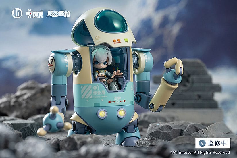 PREORDINE ESAURITO Original Character Plastic Model Kit Alloy Articulated Assemblable Model Topupu Robot 12 cm