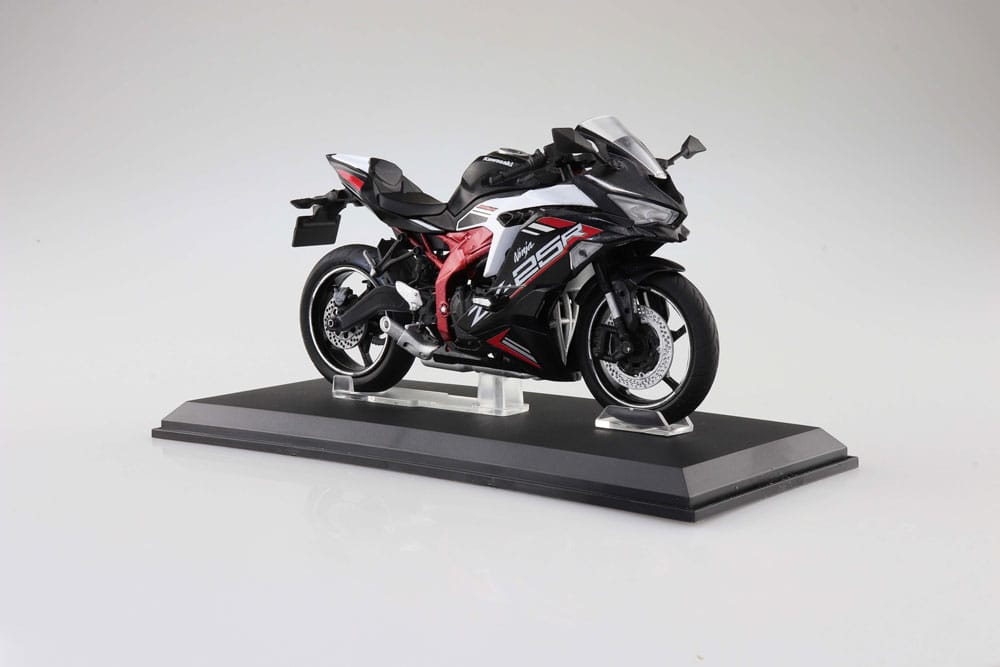 SU ORDINAZIONE Diecast Bike Series Statue 1/12 Kawasaki Ninja ZX-25R Metallic Spark Black×Peal Flat Stardust White 16 cm