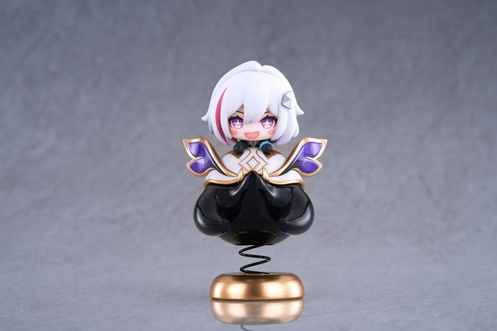 MADE TO ORDER Honkai: Star Rail PVC Statue Hu Tao Chibi Topaz &amp; Numby Chibi Chara Yurayura Stand 10 cm
