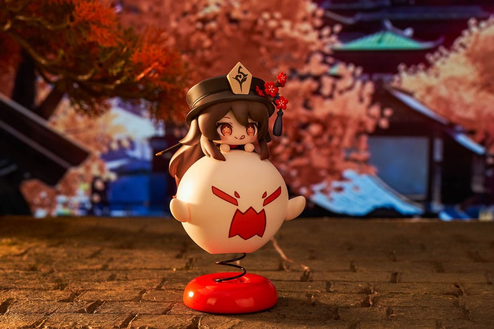 PREORDINE+ 10/2026 Genshin Impact PVC Statue Hu Tao Chibi Chara Yurayura Stand Ver. (re-run) 10 cm