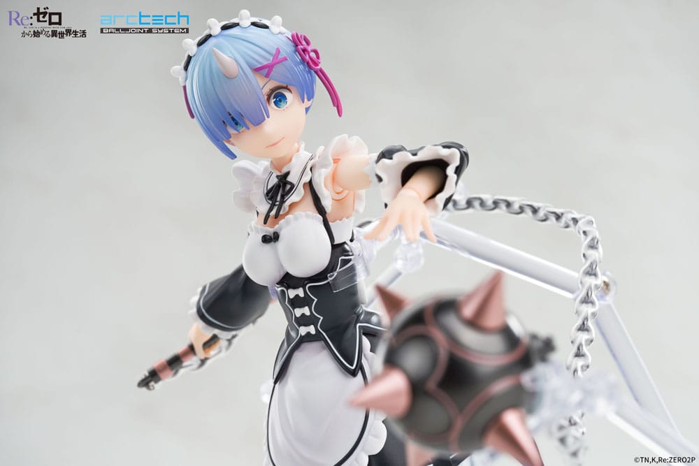 PREORDINE CHIUSO 12/2025 Re:Zero Starting Life in Another World Arctech Posable Series Action Figure 1/8 Rem 20 cm (PREORDINE NON CANCELLABILE)