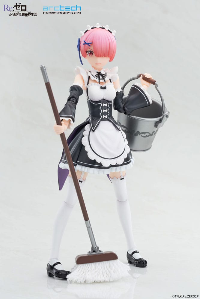 PREORDINE CHIUSO 12/2025 Re:Zero Starting Life in Another World Arctech Posable Series Action Figure 1/8 Ram 20 cm (PREORDINE NON CANCELLABILE)