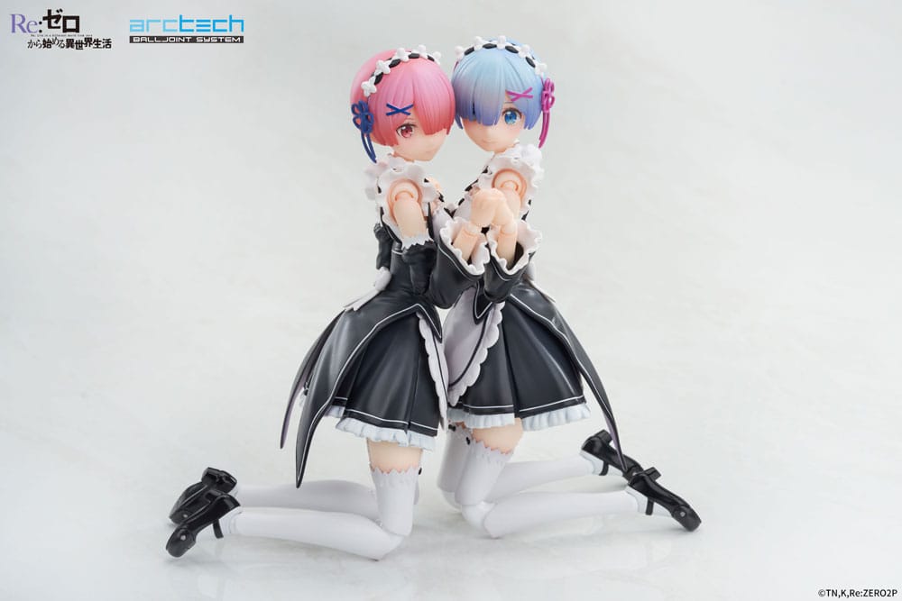 PREORDINE CHIUSO 12/2025 Re:Zero Starting Life in Another World Arctech Posable Series Action Figures 2-Pack 1/8 Rem & Ram 20 cm (PREORDINE NON CANCELLABILE)