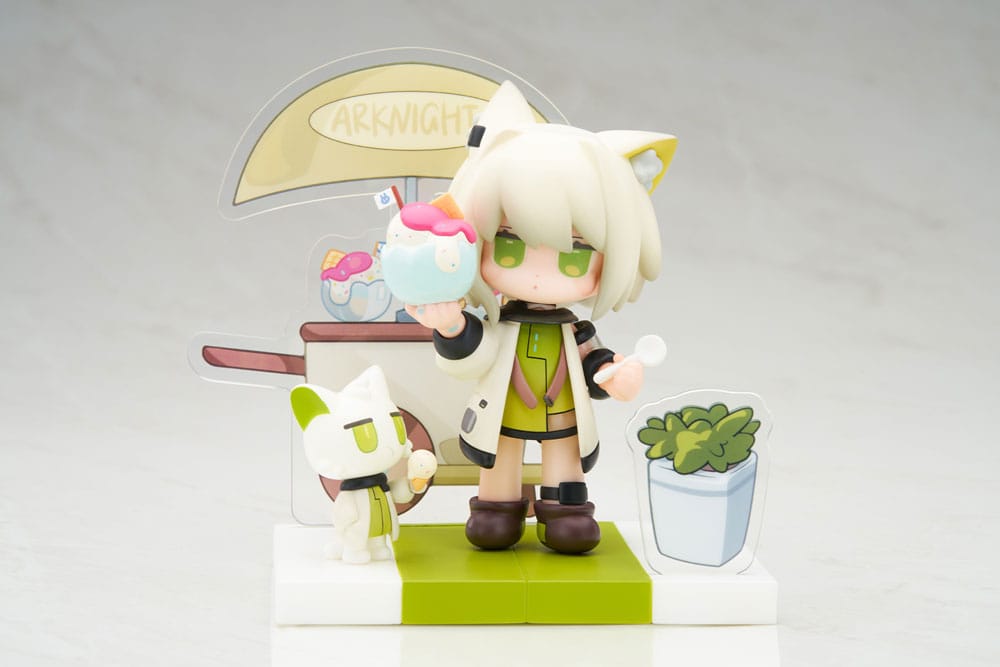 PREORDINE+ CHIUSO 03/2025 Arknights PVC Statue Dessert Time Series Q-figure Kal'tsit 11 cm