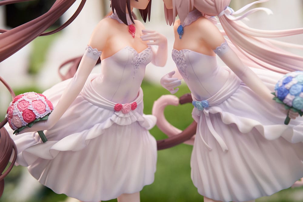PREORDINE+ CHIUSO 05/2025 Nekopara Nekopara Chocola & Vanilla Dream of Eden Ver. 23 cm Statue 1/7