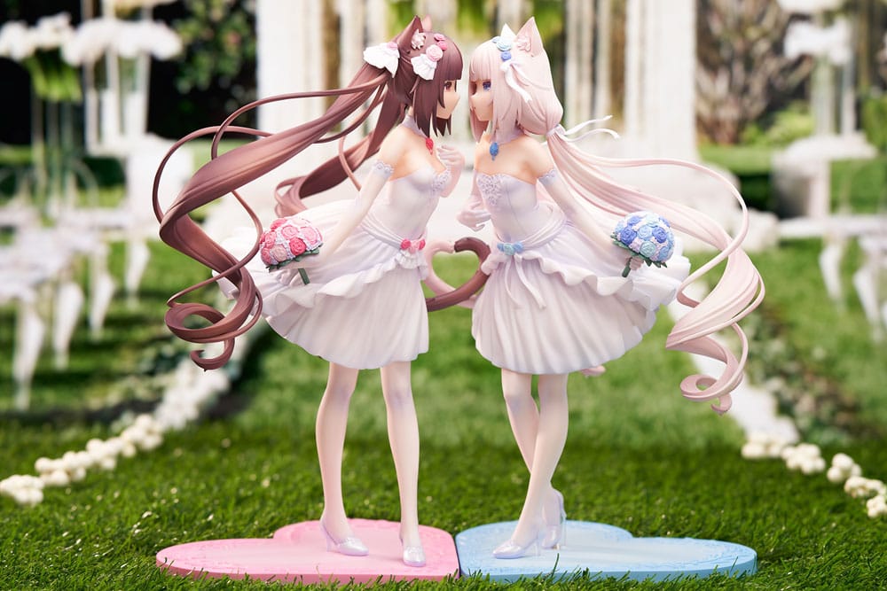 PREORDINE+ CHIUSO 05/2025 Nekopara Nekopara Chocola & Vanilla Dream of Eden Ver. 23 cm Statue 1/7