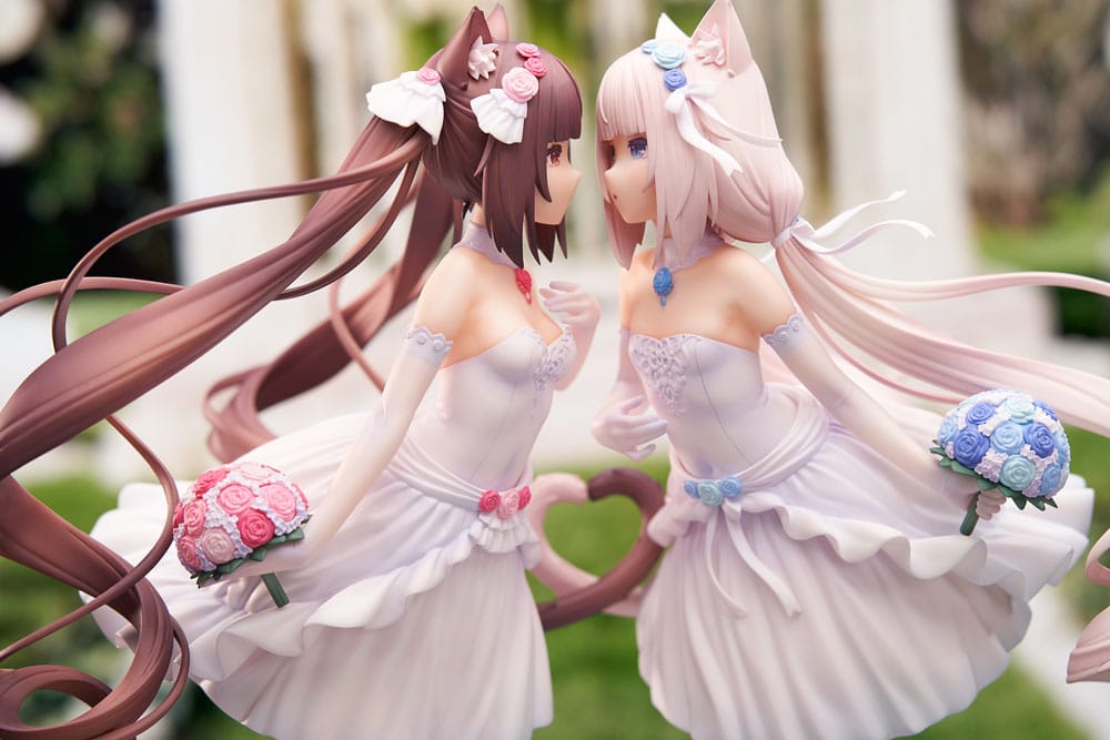 PREORDINE+ CHIUSO 05/2025 Nekopara Nekopara Chocola & Vanilla Dream of Eden Ver. 23 cm Statue 1/7