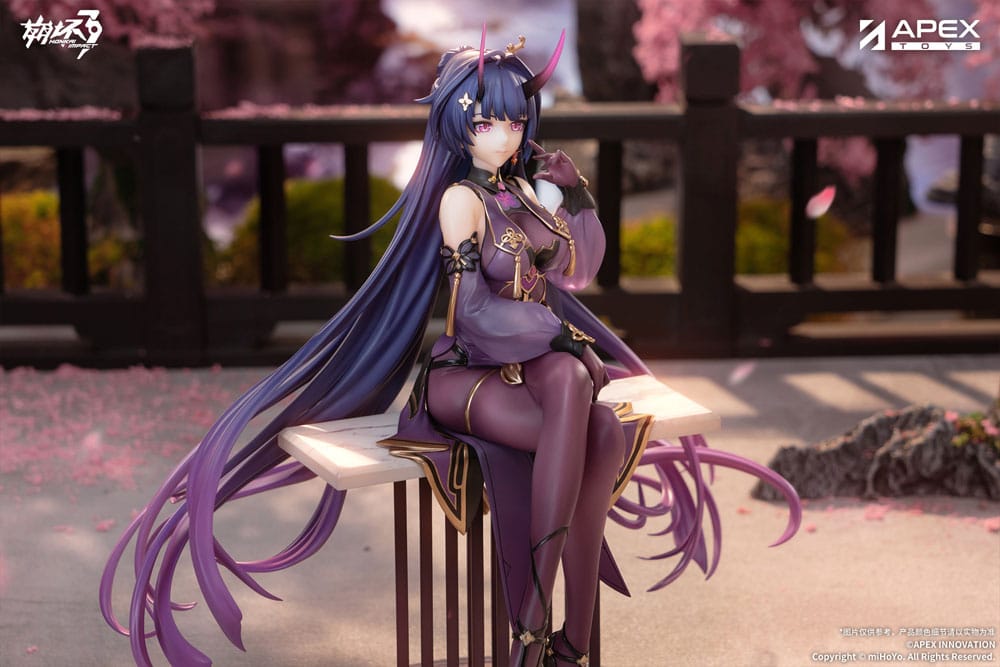 SU ORDINAZIONE Honkai Impact 3rd PVC Statue 1/7 Mei Raiden Herrscher of Thunder Aqueous Springtide Ver. 22 cm  