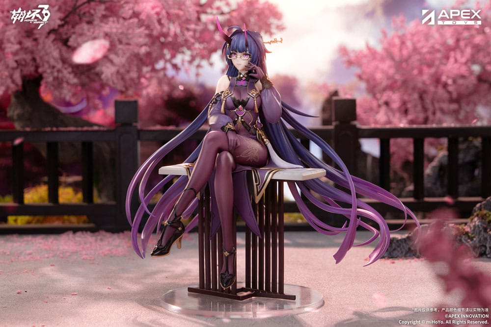 SU ORDINAZIONE Honkai Impact 3rd PVC Statue 1/7 Mei Raiden Herrscher of Thunder Aqueous Springtide Ver. 22 cm  