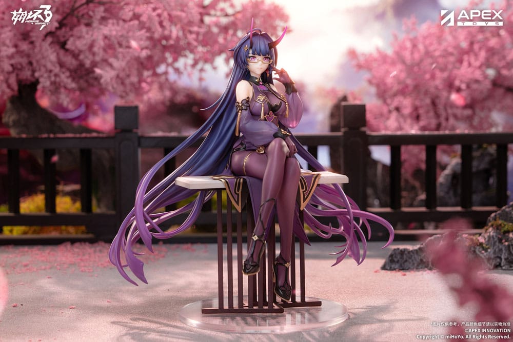 SU ORDINAZIONE Honkai Impact 3rd PVC Statue 1/7 Mei Raiden Herrscher of Thunder Aqueous Springtide Ver. 22 cm  
