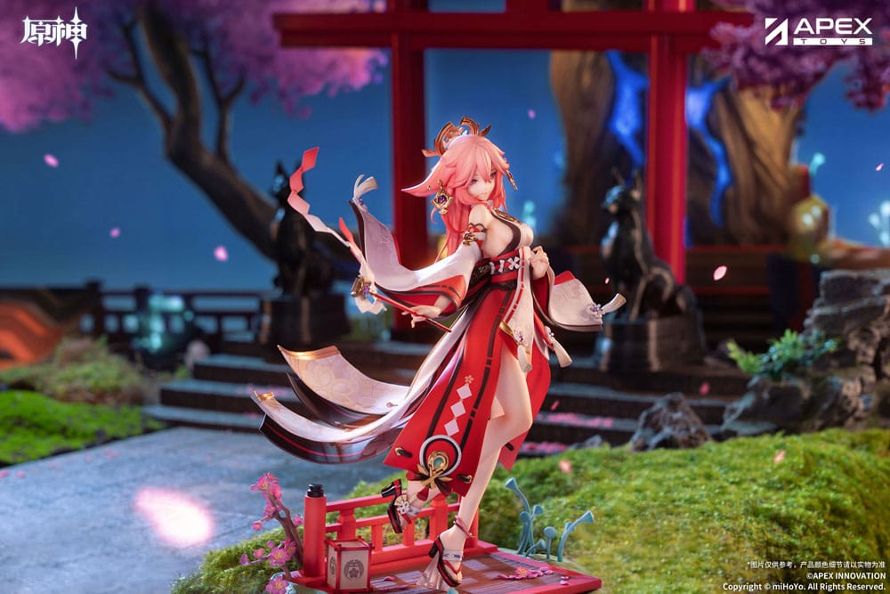 SU ORDINAZIONE Genshin Impact PVC Statue 1/7 Yae Miko Astute Amusement Ver. 28 cm 