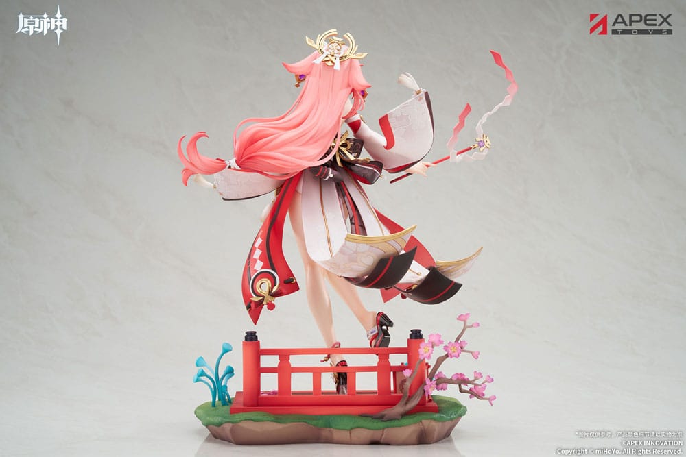 PREORDINE 08/2026 Genshin Impact PVC Statue 1/7 Yae Miko Astute Amusement Ver. 28 cm (PREORDINE NON CANCELLABILE)