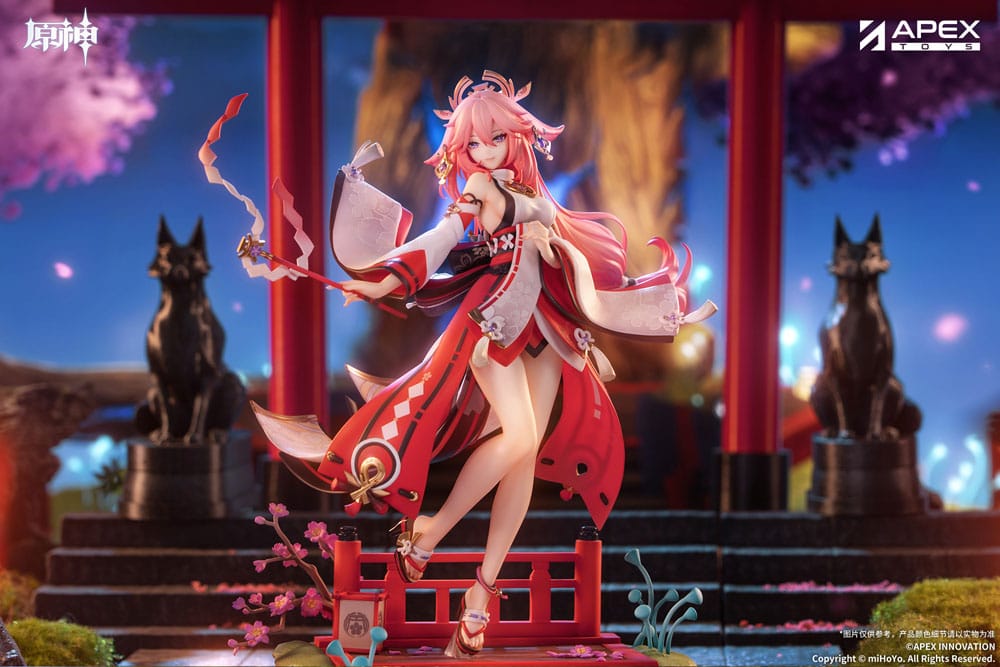 SU ORDINAZIONE Genshin Impact PVC Statue 1/7 Yae Miko Astute Amusement Ver. 28 cm 