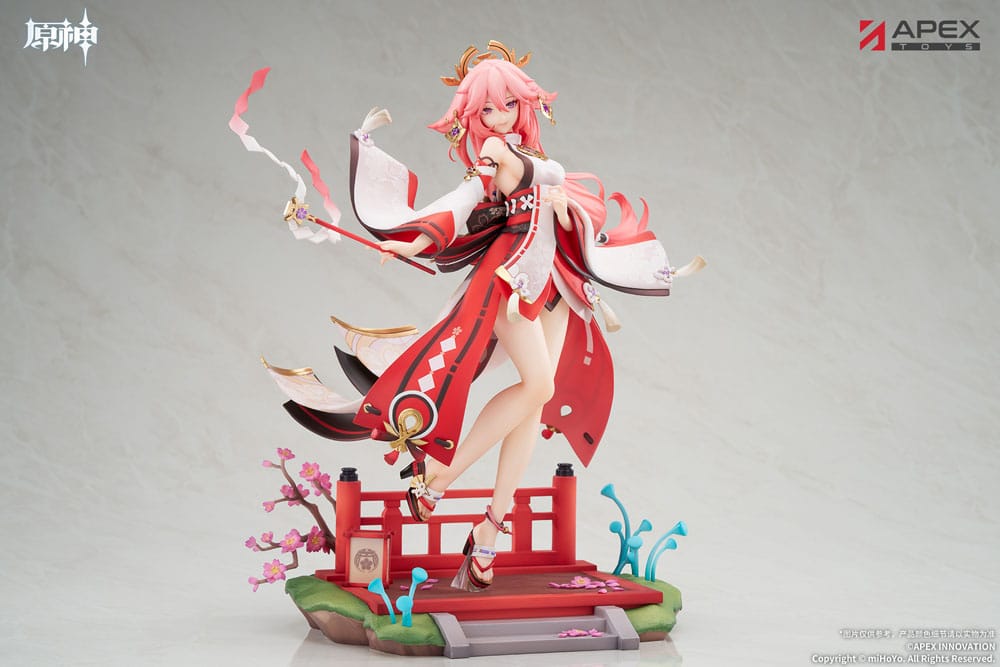 PREORDINE 08/2026 Genshin Impact PVC Statue 1/7 Yae Miko Astute Amusement Ver. 28 cm (PREORDINE NON CANCELLABILE)