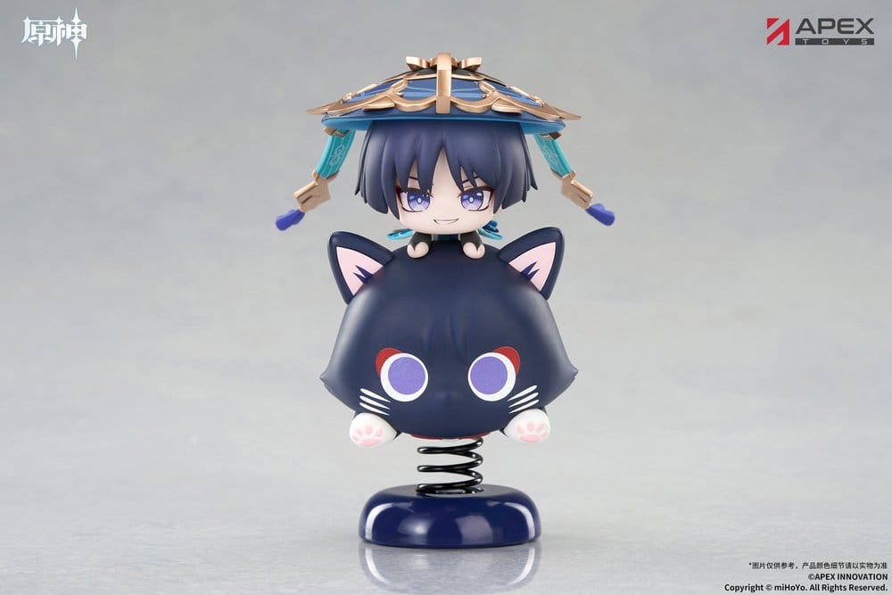 PREORDINE+ 01/2027 Genshin Impact Chibi Chara Yurayura Stand PVC Figure Wanderer 11 cm