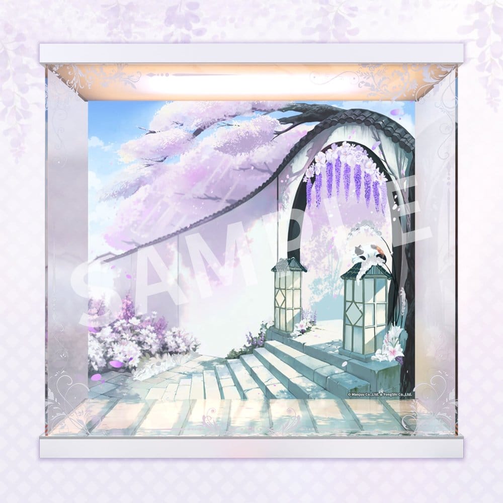 PREORDINE+ 03/2028 Azur Lane Acrylic LED Display Case for Musashi Purest Wisteria Ver. 47 x 37 x 46 cm