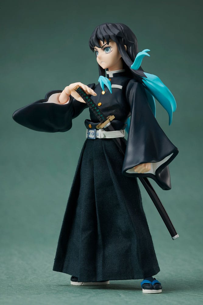 PREORDINE ESAURITO  Demon Slayer: Kimetsu no Yaiba BUZZmod Action Figure Muichiro Tokito 14 cm (PREORDINE NON CANCELLABILE)