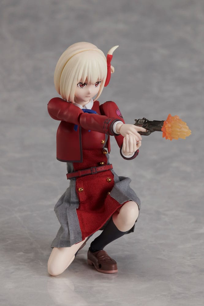 PREORDINE ESAURITO Lycoris Recoil BUZZmod Action Figure 1/12 Chisato Nishikigi 14 cm (PREORDINE NON CANCELLABILE)