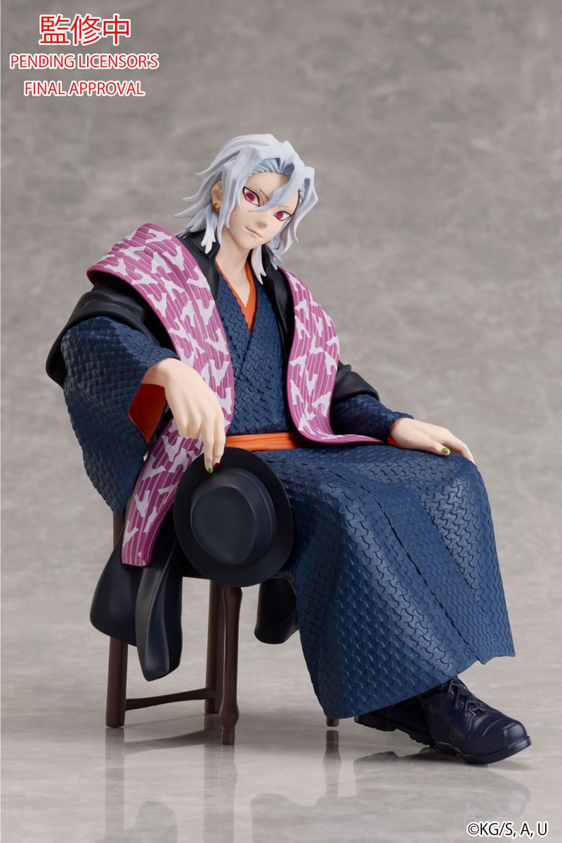 SU ORDINAZIONE Demon Slayer: Kimetsu no Yaiba Statue Tengen Uzui 17 cm *PREZZO SPECIALE*