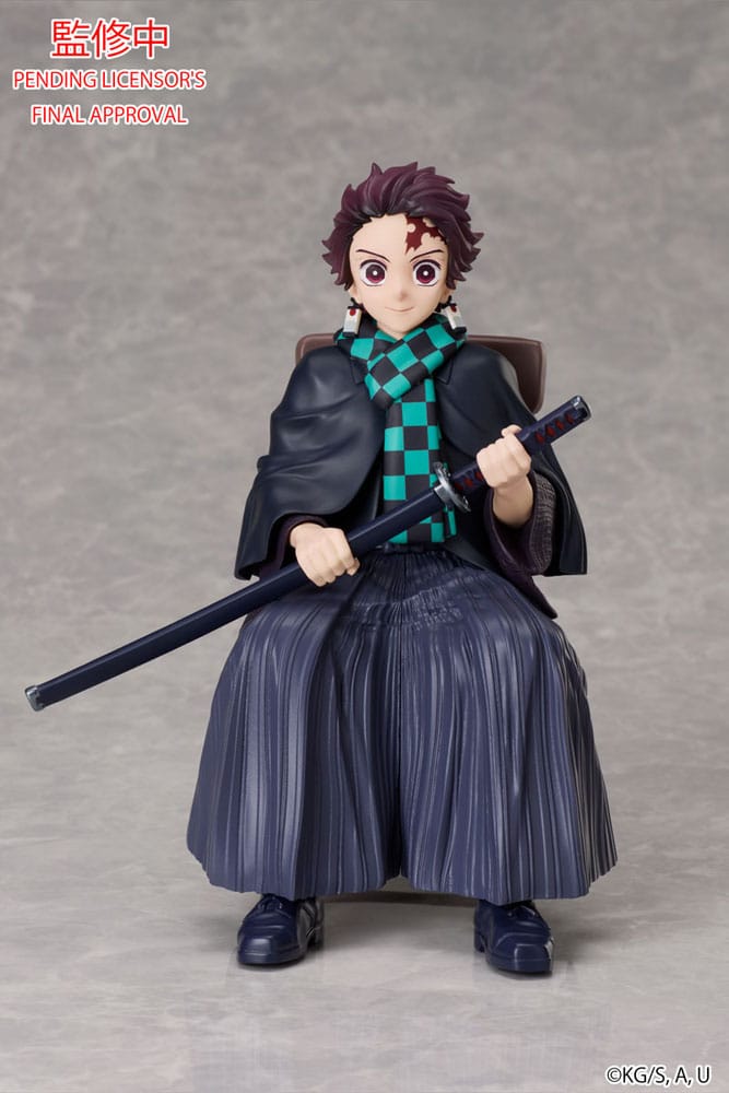 SU ORDINAZIONE Demon Slayer: Kimetsu no Yaiba Statue Tanjiro Kamado 15 cm