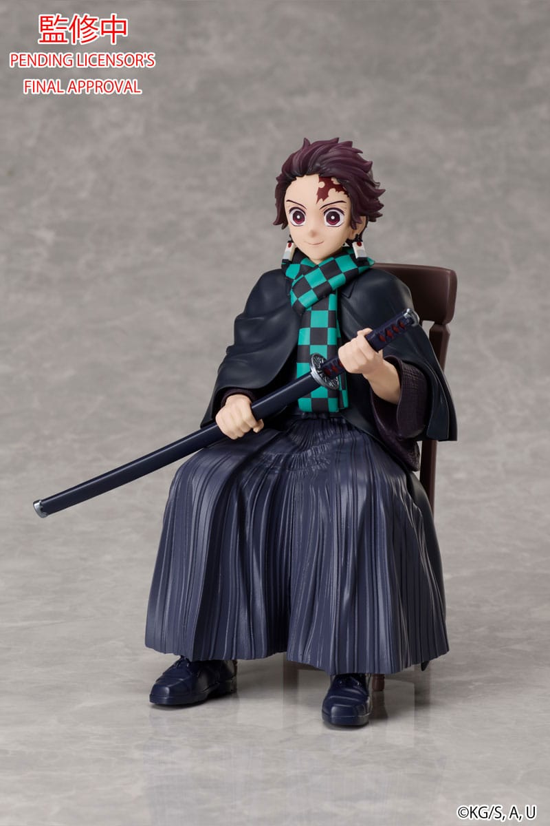 SU ORDINAZIONE Demon Slayer: Kimetsu no Yaiba Statue Tanjiro Kamado 15 cm *PREZZO SPECIALE*