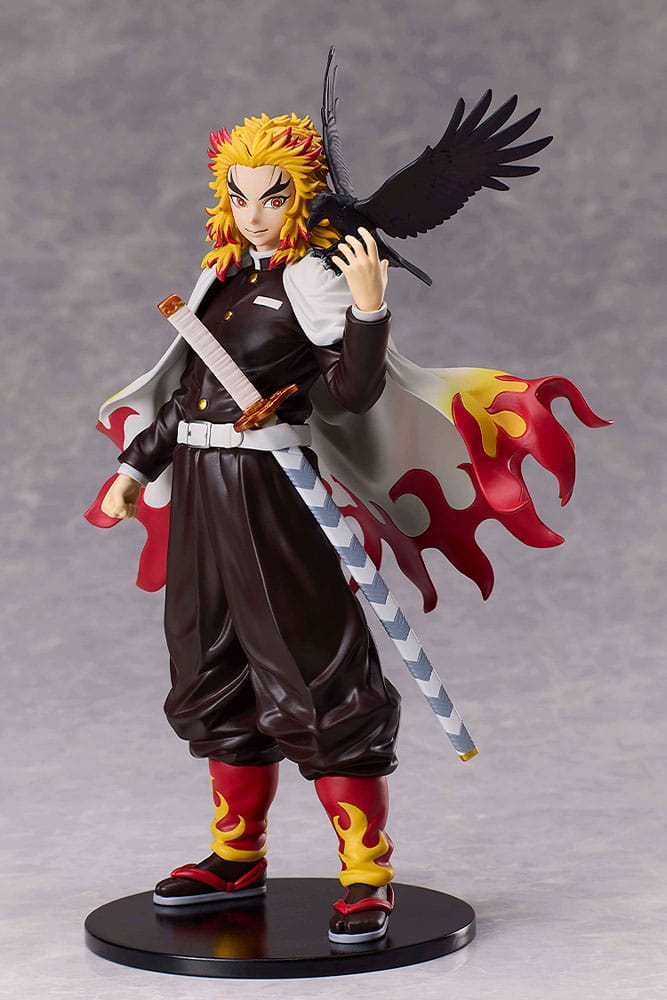 SU ORDINAZIONE Demon Slayer: Kimetsu no Yaiba Statue Kyojuro Rengoku Flame Hashira 20 cm  