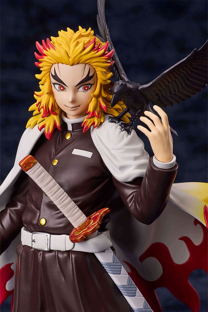 PREORDINE 09/2026 Demon Slayer: Kimetsu no Yaiba Statue Kyojuro Rengoku Flame Hashira 20 cm (PREORDINE NON CANCELLABILE)