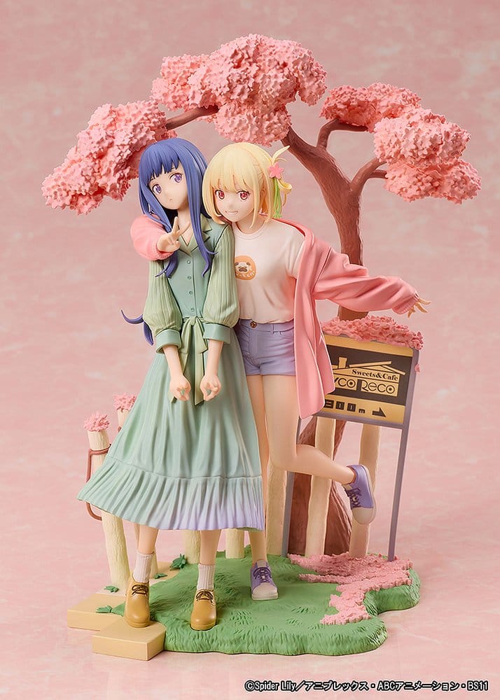 PREORDINE+ 03/2027 (NON CANCELLABILE) Lycoris Recoil PVC Figures 2-Pack Chisato Nishikigi & Takina Inoue Spring Ver. 25 cm