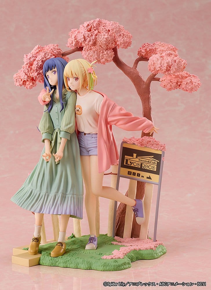 PREORDINE+ 03/2027 (NON CANCELLABILE) Lycoris Recoil PVC Figures 2-Pack Chisato Nishikigi & Takina Inoue Spring Ver. 25 cm