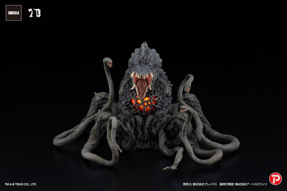 SU ORDINAZIONE Godzilla vs. Biollante Hiper Modering EX Gekizou Series PVC Statue Biollante Black light Ver. 13 cm