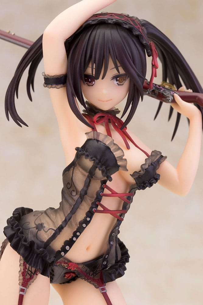 PREORDINE ESAURITO  Date A Live Kurumi Tokisaki Lingerie Ver. Black 24 cm Statue 1/7  (PREORDINE NON CANCELLABILE)