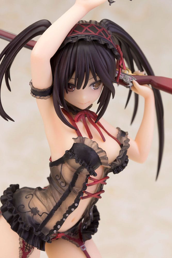 PREORDINE ESAURITO  Date A Live Kurumi Tokisaki Lingerie Ver. Black 24 cm Statue 1/7  (PREORDINE NON CANCELLABILE)