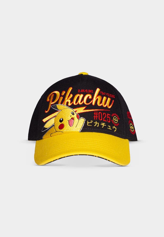 SU ORDINAZIONE Pokemon Curved Bill Cap Pikachu Hello