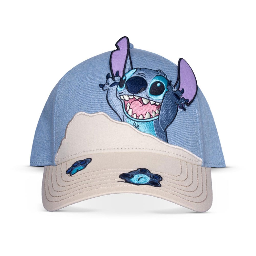 SU ORDINAZIONE Lilo & Stitch Curved Bill Cap Beach Day Stitch