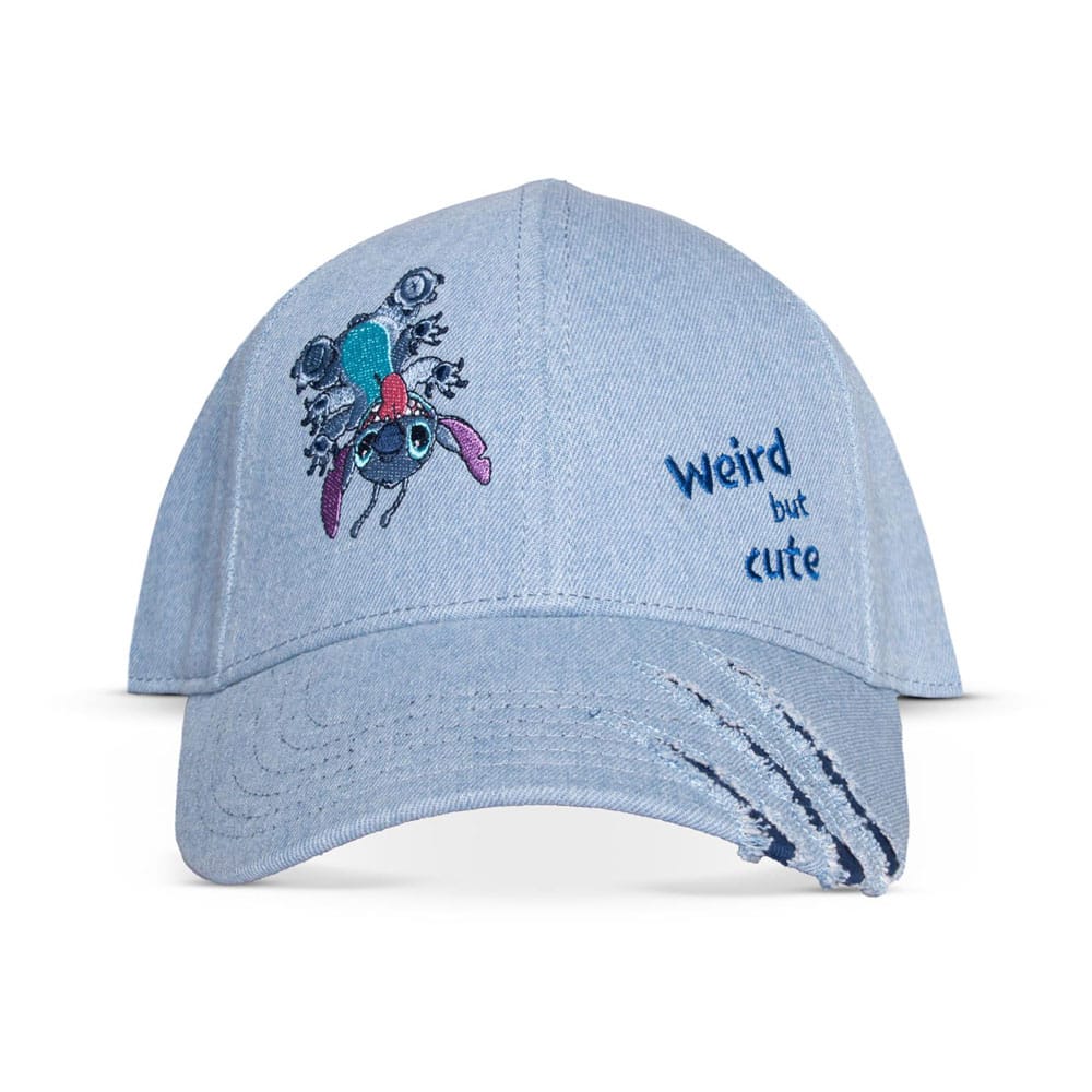 SU ORDINAZIONE Lilo & Stitch Curved Bill Cap Weird Stitch