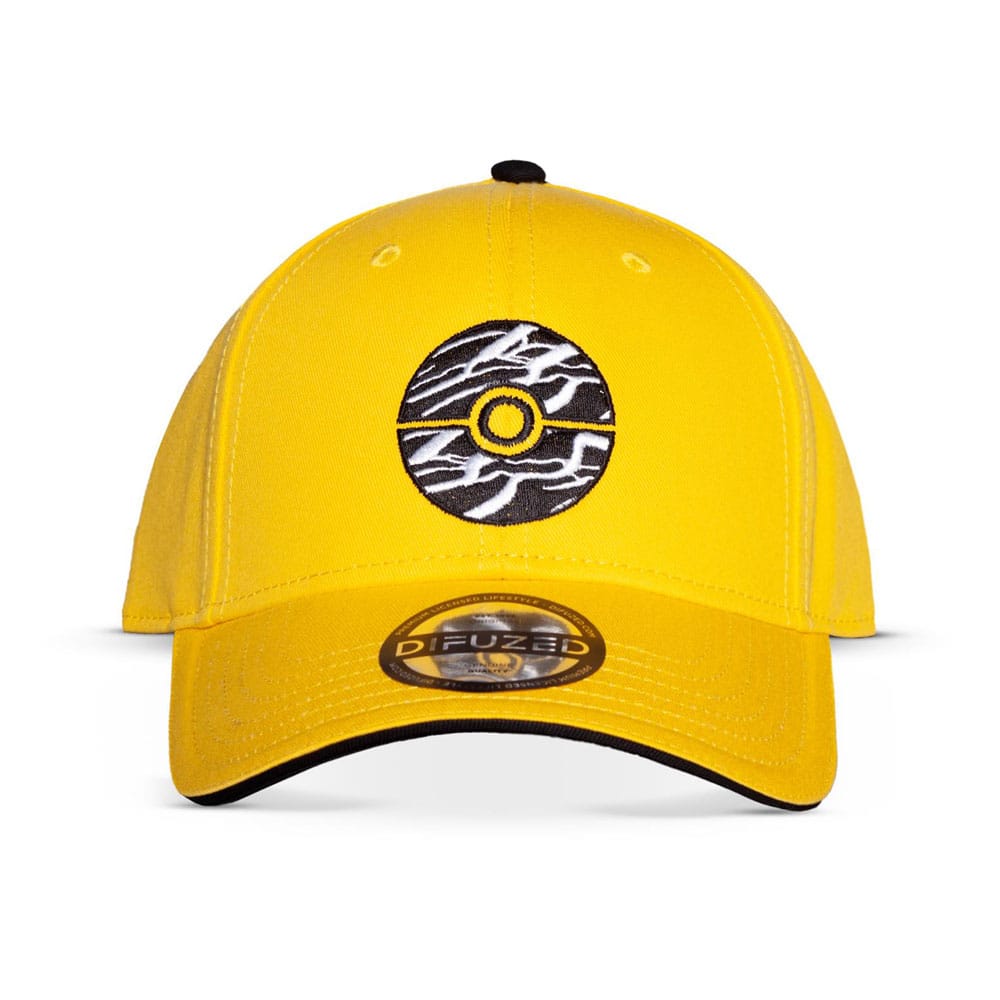 SU ORDINAZIONE Pokemon Curved Bill Cap Pokeball yellow