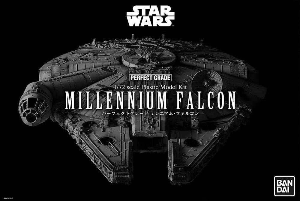 🧪 LAB | SU ORDINAZIONE Star Wars Episode IV Perfect Grade Plastic Model Kit 1/72 Millennium Falcon 48 cm