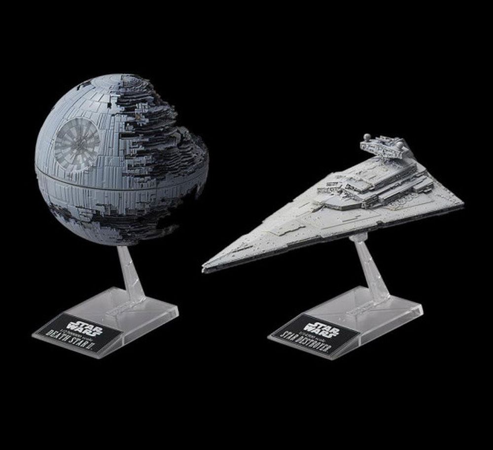 SU ORDINAZIONE Star Wars Model Kit Death Star II & Imperial Star Destroyer