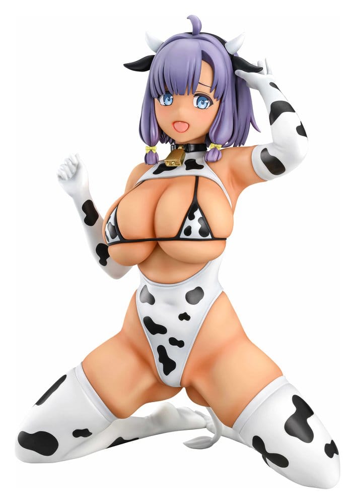 PREORDINE+ 09/2026 (NON CANCELLABILE) Nukitashi The Animation PVC Statue 1/5 Misaki Hotori Cow print costume Tanned Ver. 22 cm (18+)