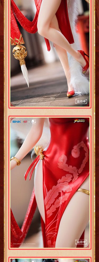 PREORDINE CHIUSO 09/2025 The King of Fighters Dress Series Statue 1/6 Mai Shiranui Hong Shang Wu Ver. 40 cm (PREORDINE NON CANCELLABILE)