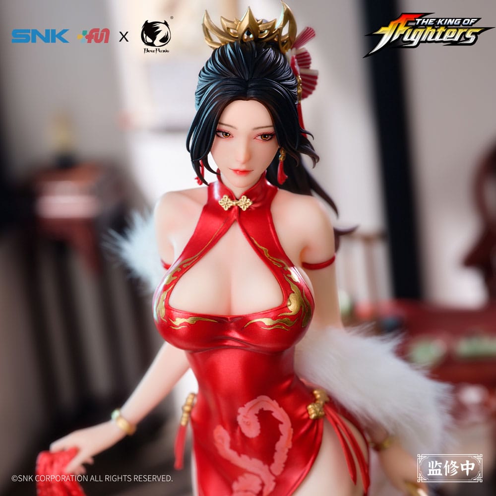 PREORDINE CHIUSO 09/2025 The King of Fighters Dress Series Statue 1/6 Mai Shiranui Hong Shang Wu Ver. 40 cm (PREORDINE NON CANCELLABILE)