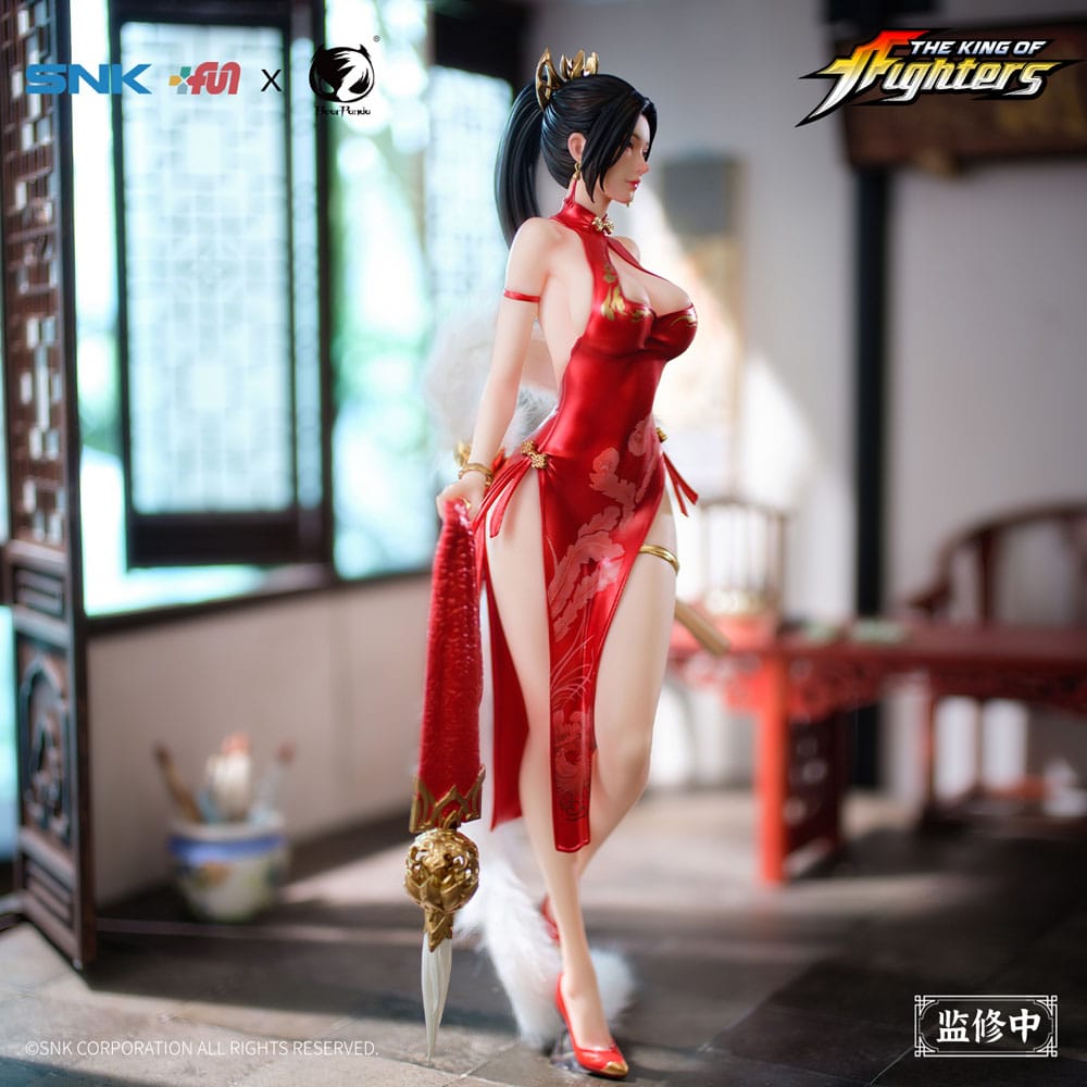 PREORDINE CHIUSO 09/2025 The King of Fighters Dress Series Statue 1/6 Mai Shiranui Hong Shang Wu Ver. 40 cm (PREORDINE NON CANCELLABILE)