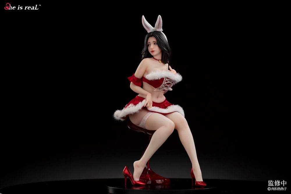 SU ORDINAZIONE Original Character PVC Statue 1/5 She is real Rou Kou Re Re Zi 33 cm
