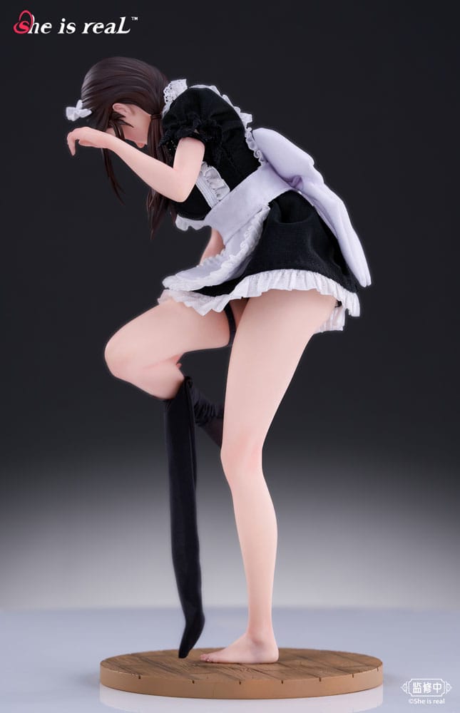 PREORDINE CHIUSO 10/2025 Original Character Dress Series PVC Statue 1/6 She is real Water Droplet Maid 27 cm (PREORDINE NON CANCELLABILE)