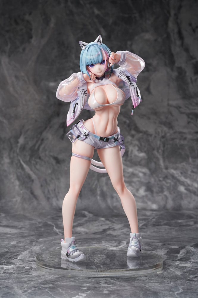 SU ORDINAZIONE Original Character PVC Statue 1/6 Kin Mirai Nekomata Miu DX Ver. 26 cm ESAURITO