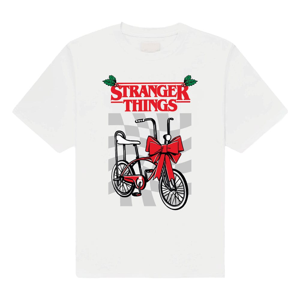 SU ORDINAZIONE Stranger Things T-Shirt Christmas Bike Size M