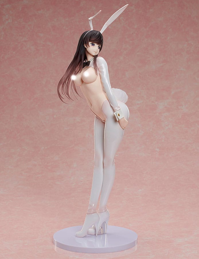 PREORDINE CHIUSO 07/2025 Creators Opinion Kasumi White Bunny Ver. 45 cm Statue 1/4 (18+) (PREORDINE NON CANCELLABILE)