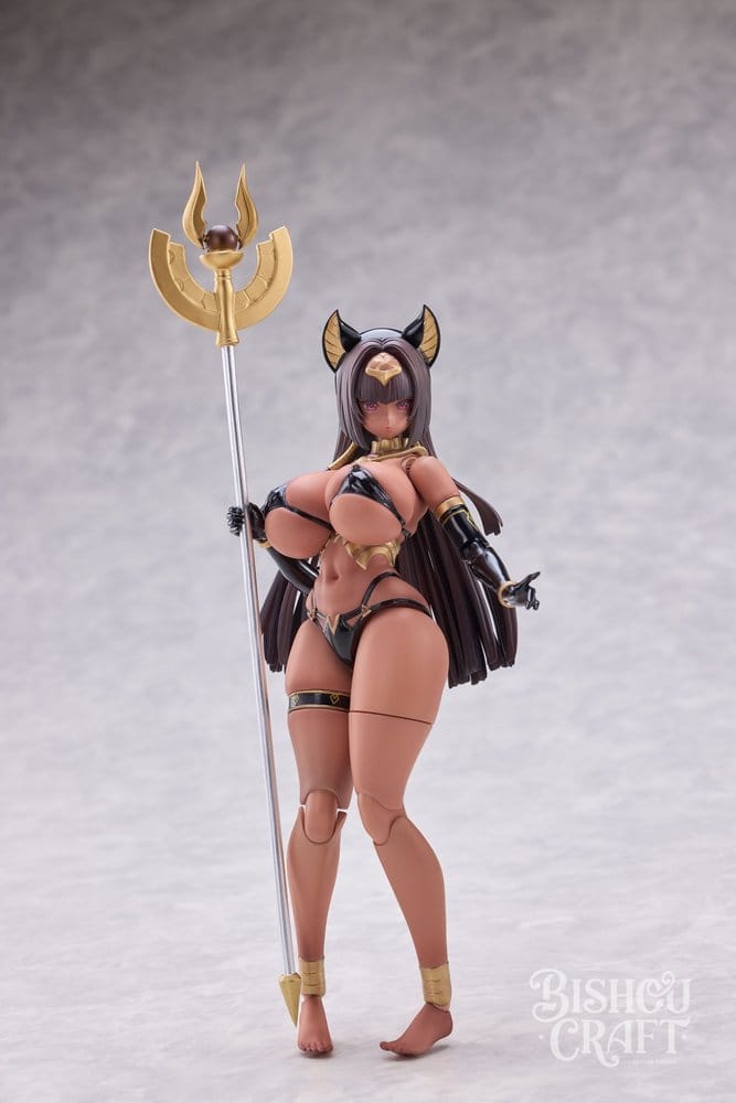 PREORDINE+ 04/2027 Original Character Isekai Emaki Action Figure 1/12 Egyptian Goddess Bastet 18 cm