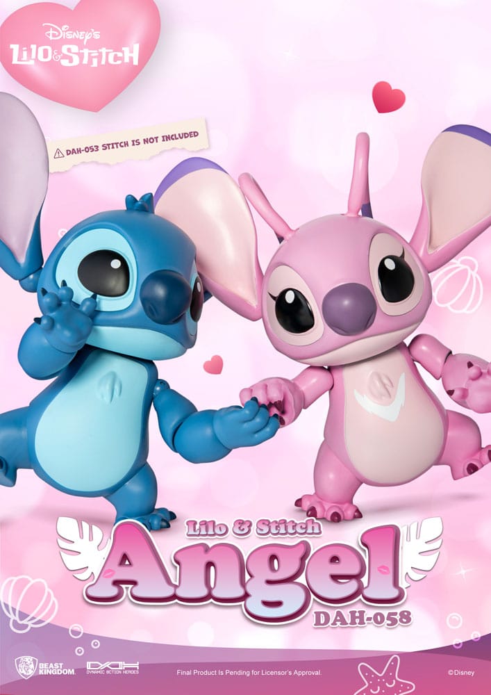 🧪 LAB | SU ORDINAZIONE Disney Dynamic 8ction Heroes Action Figure 1/9 Angel (Lilo & Stitch) 16 cm