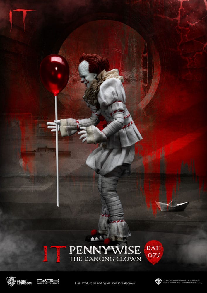 PREORDINE ESAURITO Stephen Kings It Dynamic 8ction Heroes Action Figure 1/9 Pennywise 21 cm (PREORDINE NON CANCELLABILE)